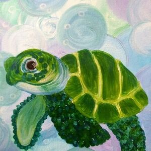 Sea Turtle Original Painting
